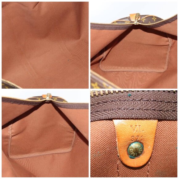 LOUIS VUITTON Monogram Keepall 60 Boston Bag M41422 LV Auth 102176 - Picture 15 of 16